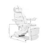 SILLON CLASSIC elektromos kezelőszék – 3 motoros, fűtéssel, fehér (2. kiadás)