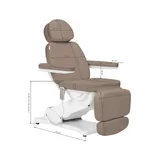 SILLON CLASSIC elektromos kezelőszék, 3 motorral - barna