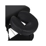 Hordozható masszázsasztal Nina Comfy Base K515 Fekete 60cm
