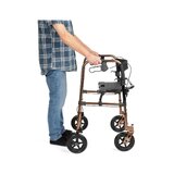 4 kerékkel, fékekkel és üléssel ellátott rollátor - DEFENDER