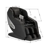 Sakura Comfort Plus 806 masszázsfotel - fekete