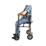 4 kerékkel, fékekkel és üléssel ellátott rollátor - DEFENDER