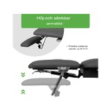 Evero Cross X4 ERGO lábboltozat kezelőasztal - szürke