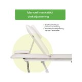 Optima elektromos kezelőasztal - Fehér
