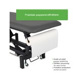 Fortis 2 ERGO masszázsasztal, elektromos lábvezérlés - szürke